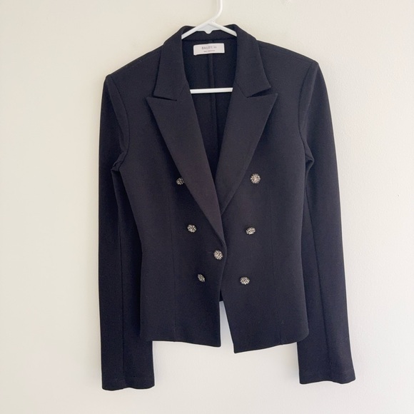 Bailey 44 Black Crepe Blazer Small